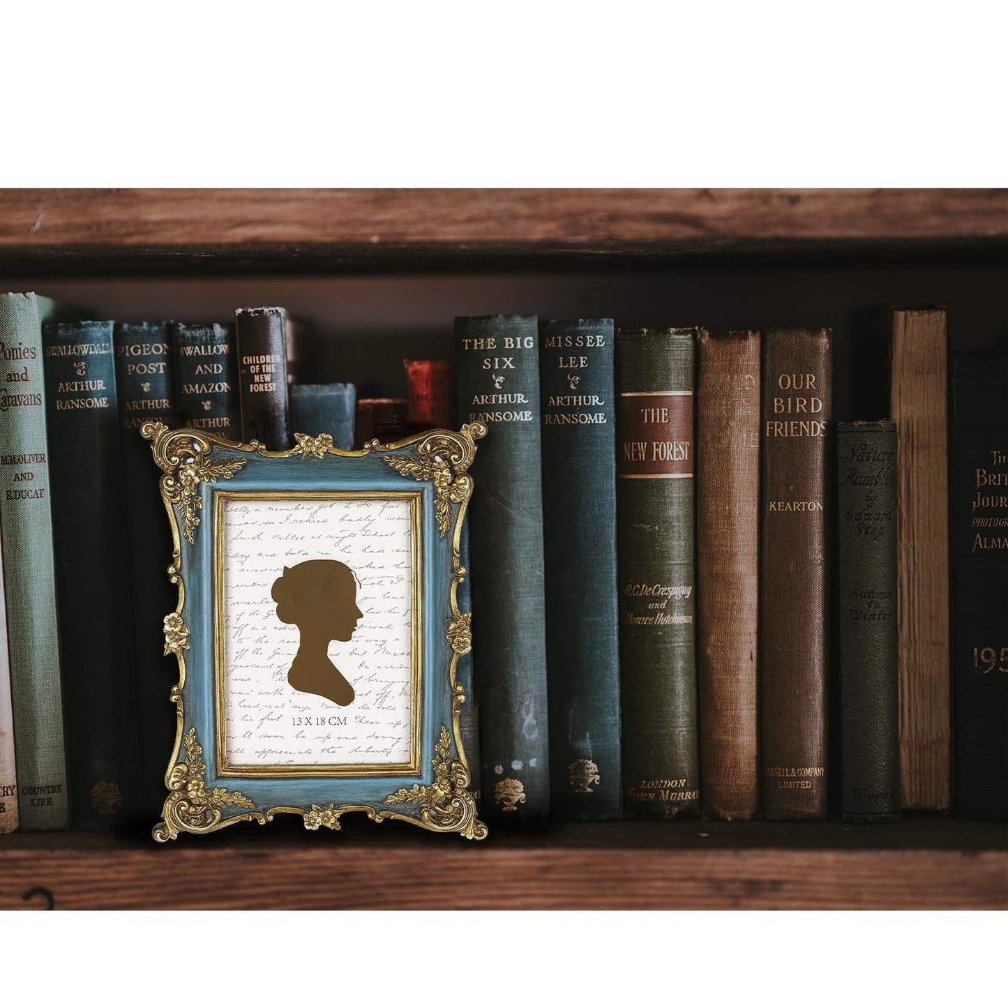 Sunlit Vintage Picture Frame 4x4 Inch, Luxury Antique Square Photo Frames with Glass Front, Photo Display, Tabletop Wall Hanging, Gift Ideas, Bronze Gold