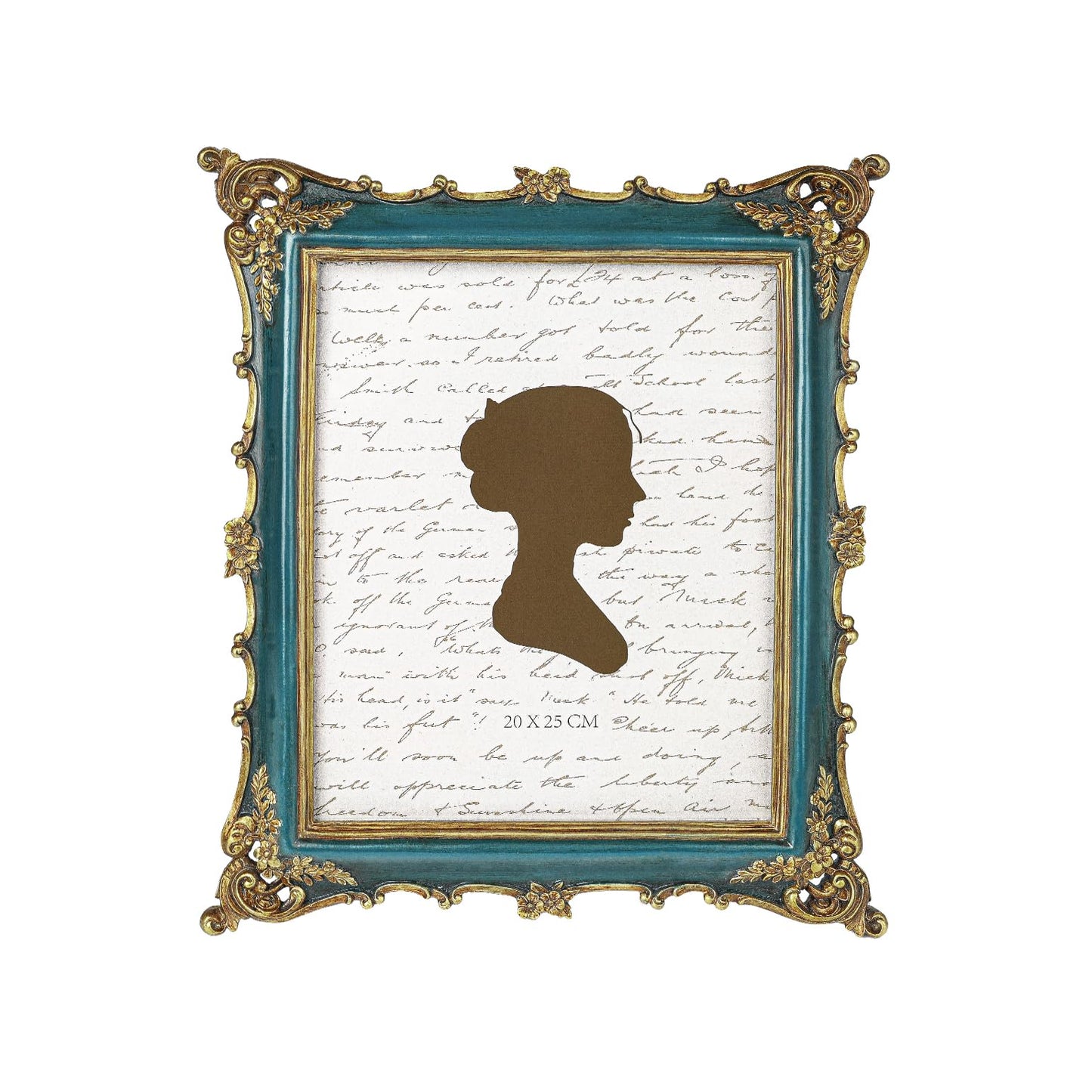 Sunlit Vintage Picture Frame 4x4 Inch, Luxury Antique Square Photo Frames with Glass Front, Photo Display, Tabletop Wall Hanging, Gift Ideas, Bronze Gold