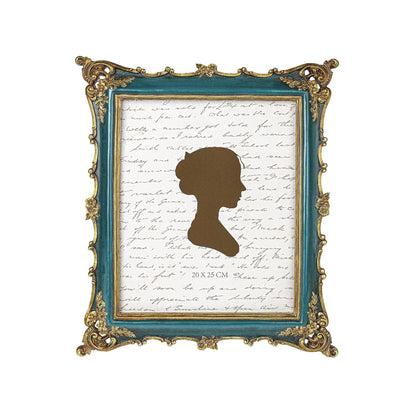 Sunlit Vintage Picture Frame 4x4 Inch, Luxury Antique Square Photo Frames with Glass Front, Photo Display, Tabletop Wall Hanging, Gift Ideas, Bronze Gold