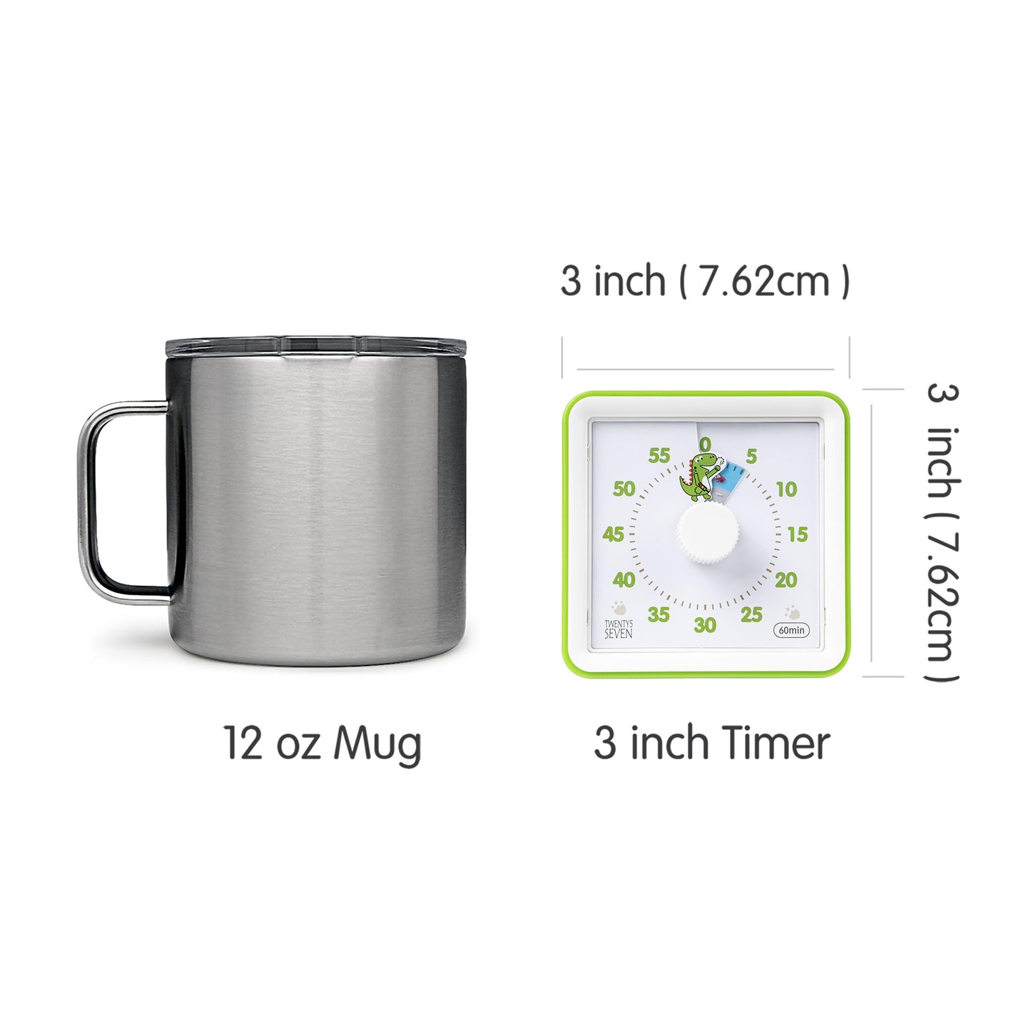 Visual Timer with Protective Case, 60-Minute Countdown Timer for Kids Autism ADHD Classroom Home Office, Countdown Clock for Teaching Work Meeting, Pomodoro Timer for Time Management Education, Purple