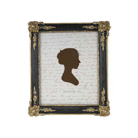 Sunlit Vintage Picture Frame 8x10 Inch, Luxury Antique Photo Frames with Glass Front, Photo Display, Tabletop Wall Hanging, Gift Ideas, Dark Gold