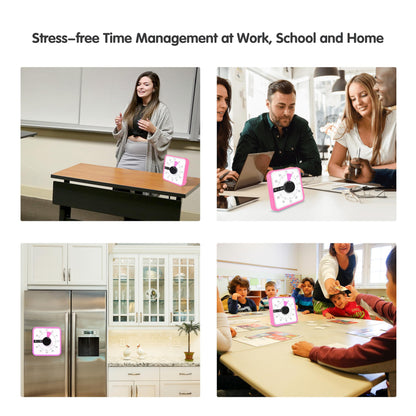 TWENTY5 SEVEN 7.5-Inch Visual Timer, Battery-Free 60-Minute Countdown Clock