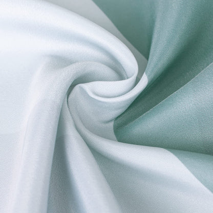 Sunlit Design 36 x 72 Inches Ombre Blue Small Stall Shower Curtain RV Half Size Narrow Bathroom Curtains Contemporary Geometric Fabric Bathroom Decor